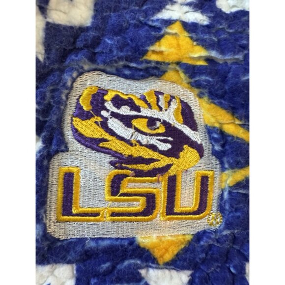 LSU Tigers Fleece Pullover Women’s Medium Press Box 1/4 Zip College University - Picture 3 of 12